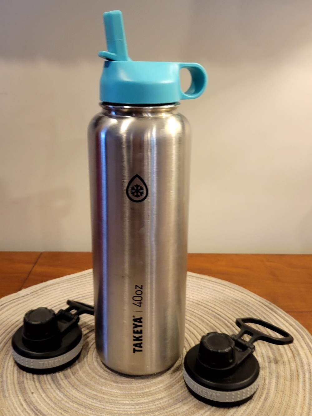 ⭐️EUC~TAKEYA 40oz Stainless Steel Water Bottle